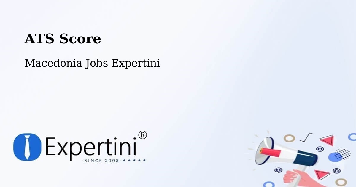 Resume ATS Score & Job Description Match Tool – Vrapčište - Macedonia Jobs Expertini