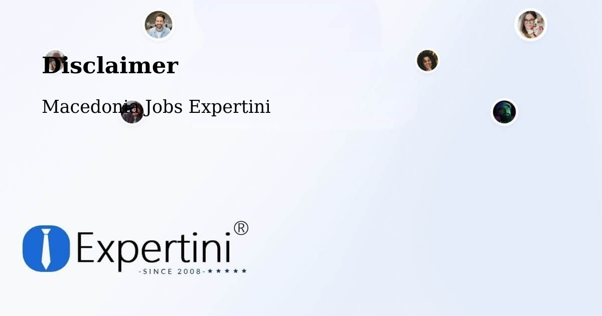 Disclaimer – Vrapčište - Macedonia Jobs Expertini