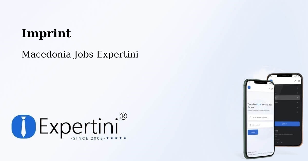 Imprint – Vrapčište - Macedonia Jobs Expertini